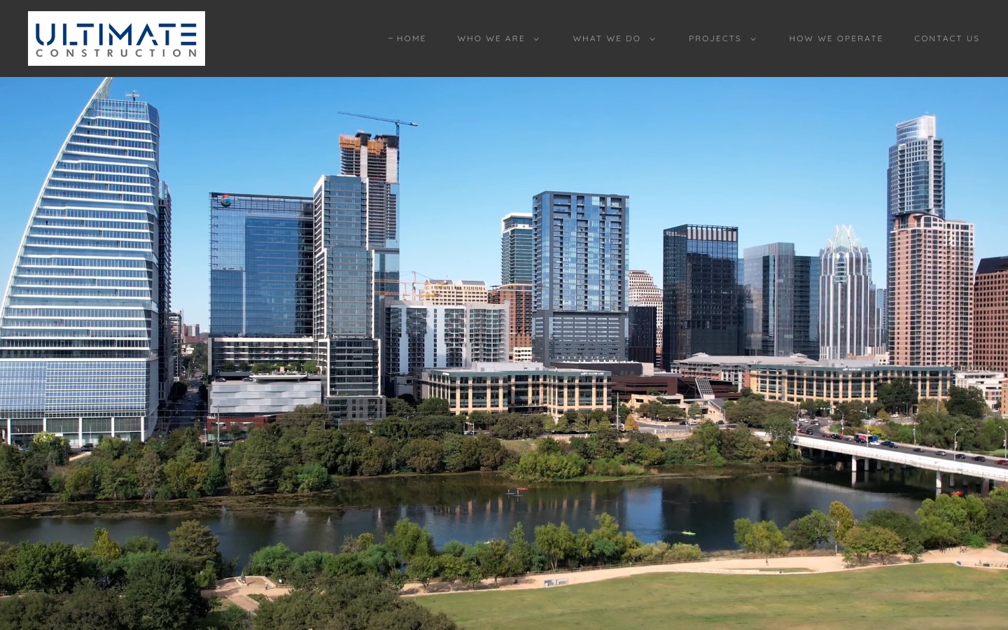 Ultimate Construction homepage: Building Trust, Creating Value